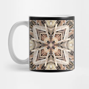 Wood Cross Pattern Mug